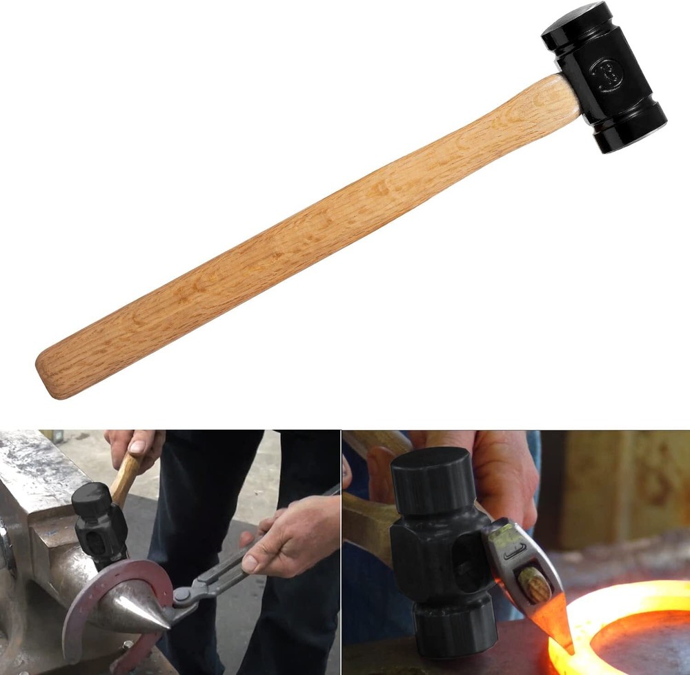 61B 36OZ Double Faced Rounding Hammer Blacksmith Farrier Tool