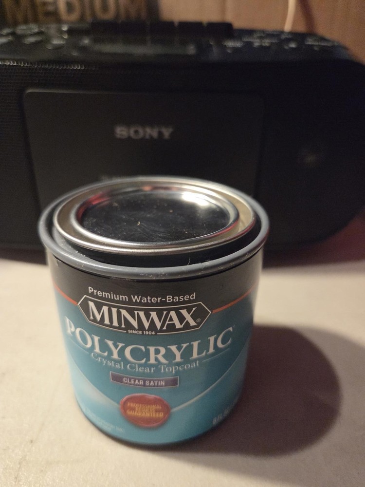 Minwax Polycrylic Protective Finish | 8 fl oz - Water-Based - Clear Satin