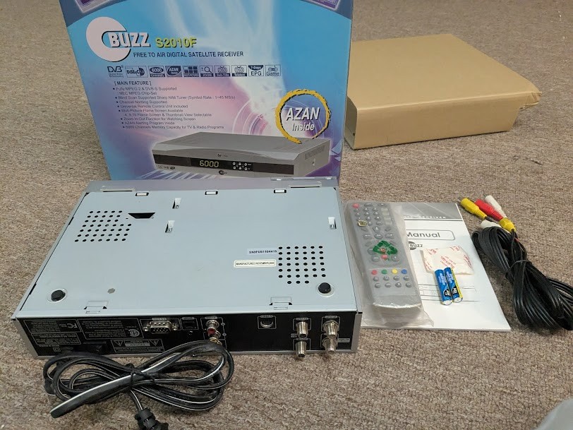 FTA SATELLITE RECEIVER (BUZZ)==== BRAND NEW==