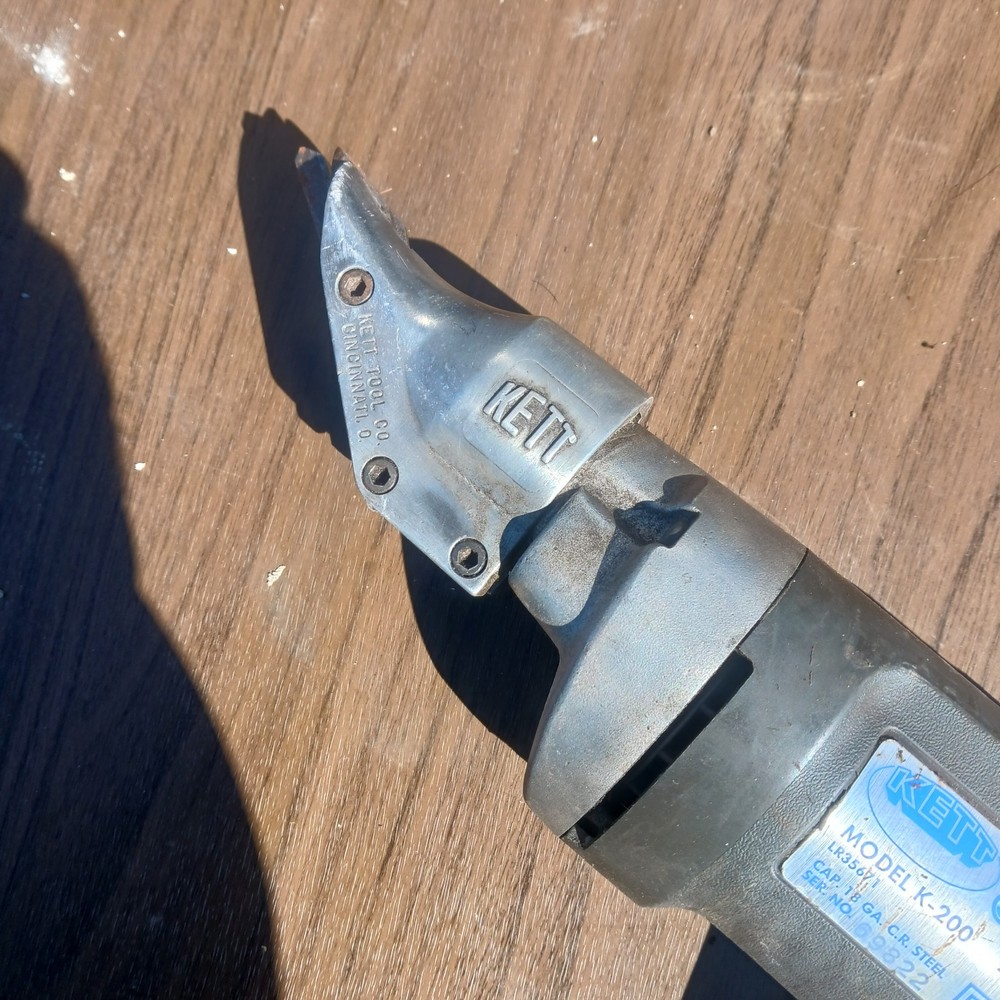 Kett Tool Model K 200 Power Shear Nice Working Condition