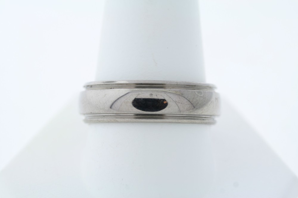 Titanium 7.5mm Step Edge Band Ring