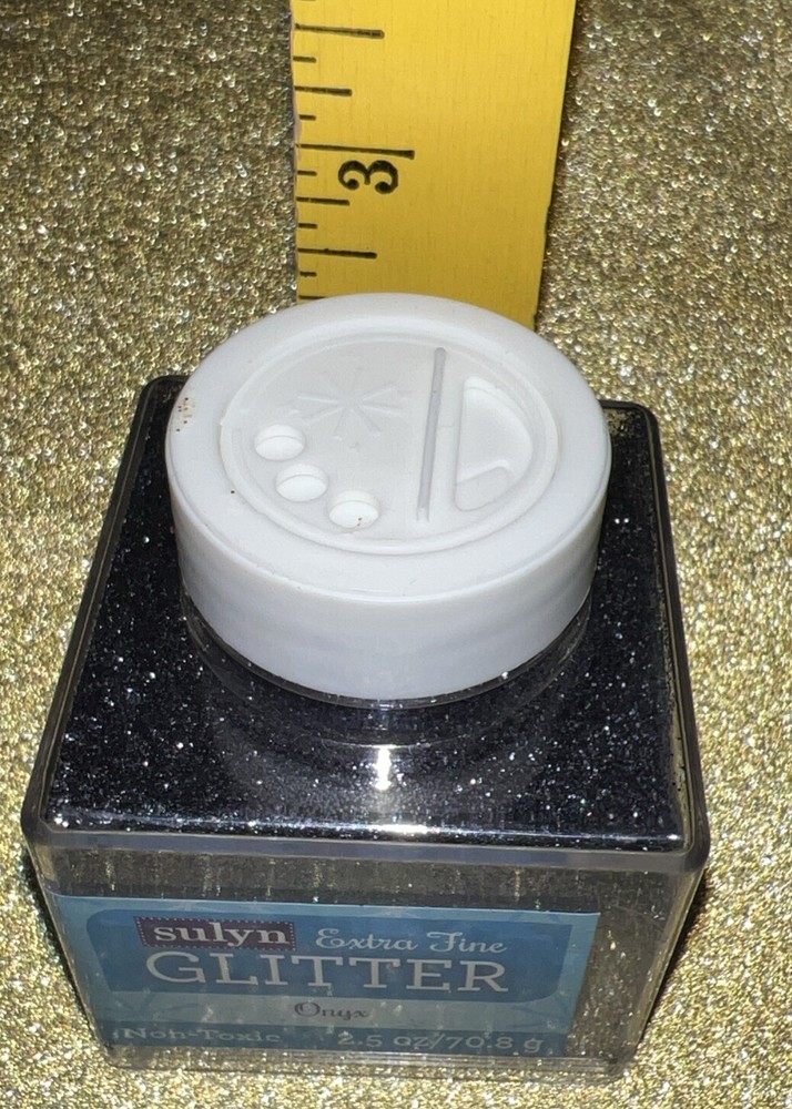 Sulyn Extra Fine Glitter 2oz-Onyx