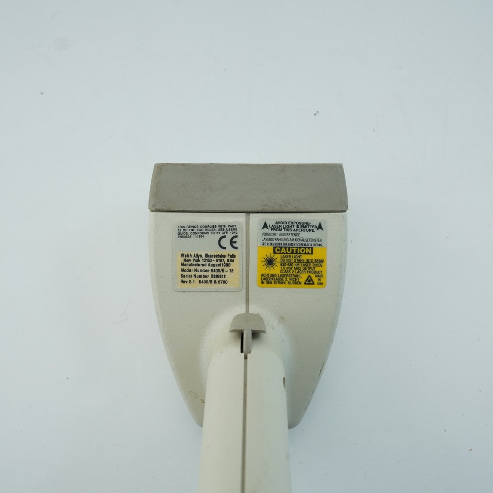WELCH ALLYN 5400 USED SCANTEAM LASER BAR CODE READER USED