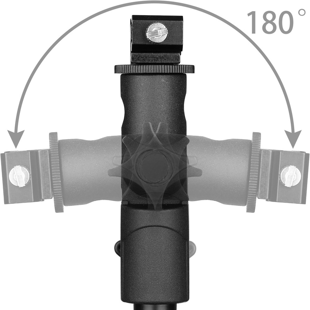 Professional Speedlite Flash Bracket Swivel Stand Umbrella Holder E-Type