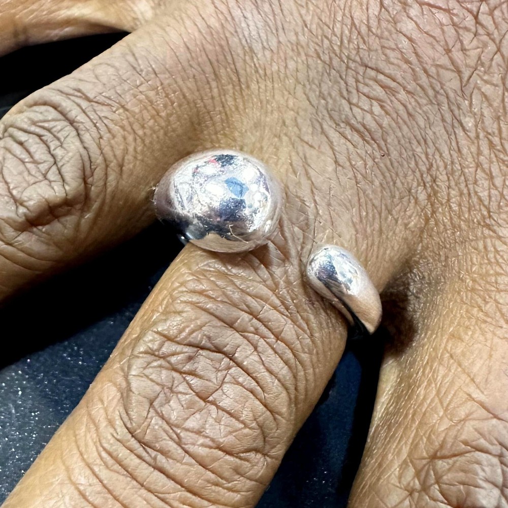 Beautiful Adjustable ring Handmade Silver Ring Vintage Look Gift for her