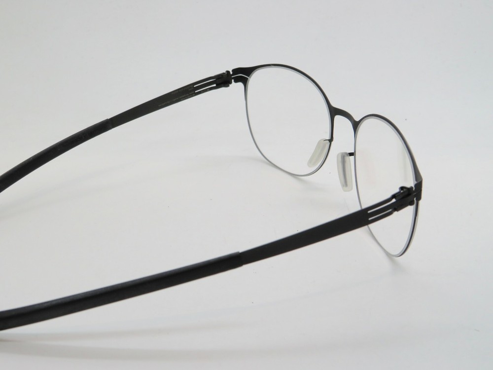 IC BERLIN Eye-Popping Matte Black Authentic 51mm Eyeglasses