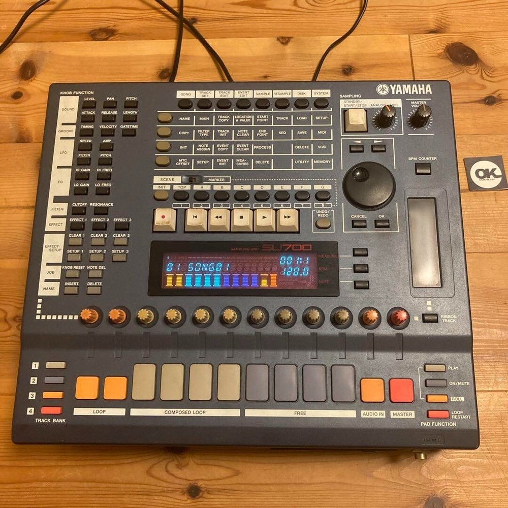 Yamaha SU700 Sampling Sampler Sequencer Effector Mixer Music Production Tested