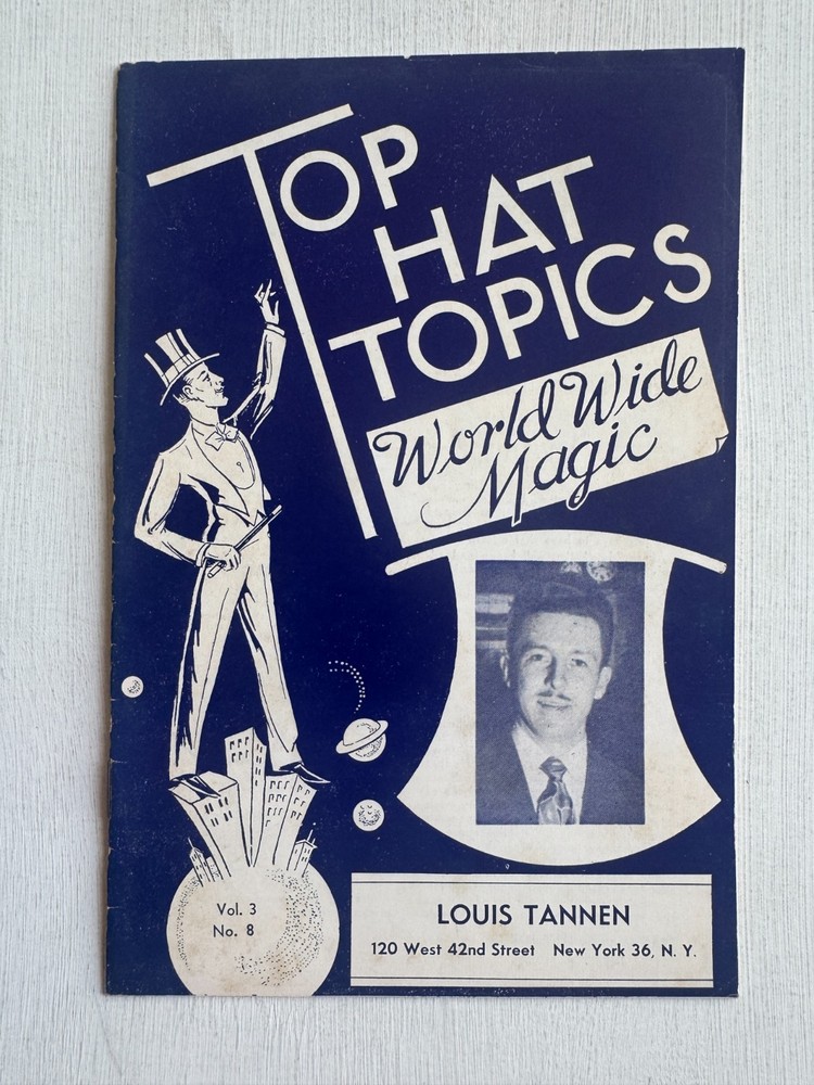 Vintage Top Hat Topics Magic Trick Catalog Vol 3 # 8