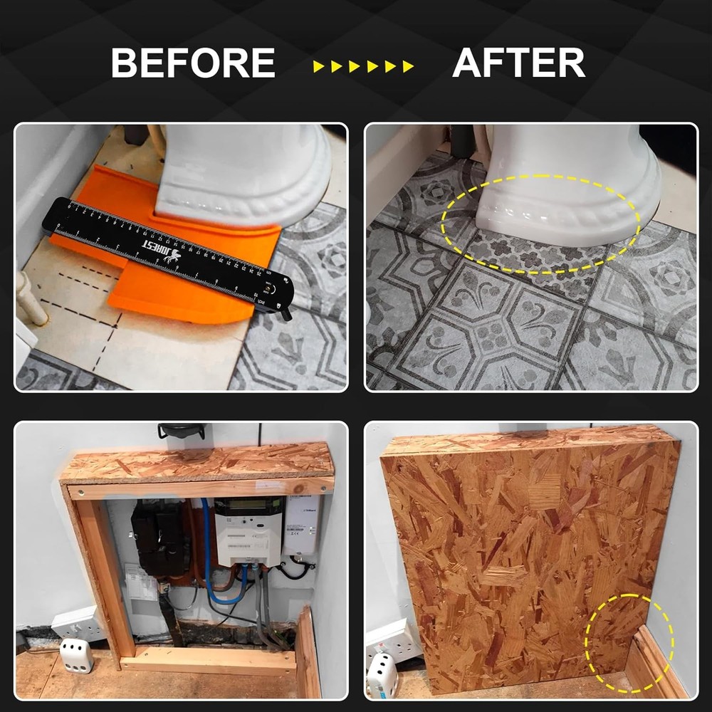 Connectable Contour Gauge Measuring Tool