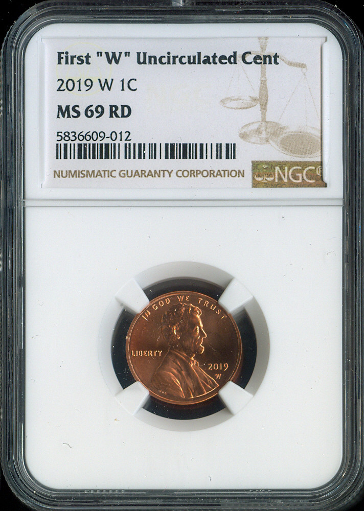 2019-W Lincoln Shield Cent NGC MS69 RD Quality