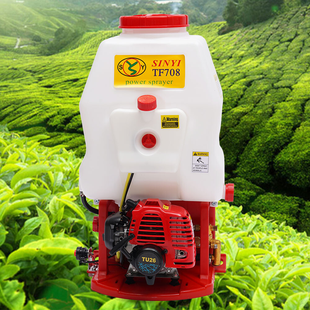 25.4cc High-pressure Pump Backpack Sprayer Knapsack Garden Sprayer W/Filter