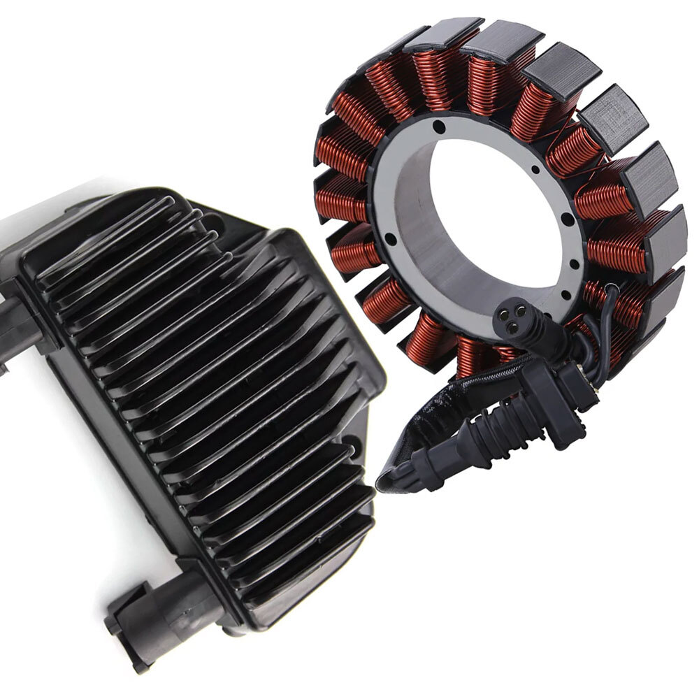 For Harley Dyna 2008-2016 3-PHASE Stator Coil & Voltage Regulator Rectifier US