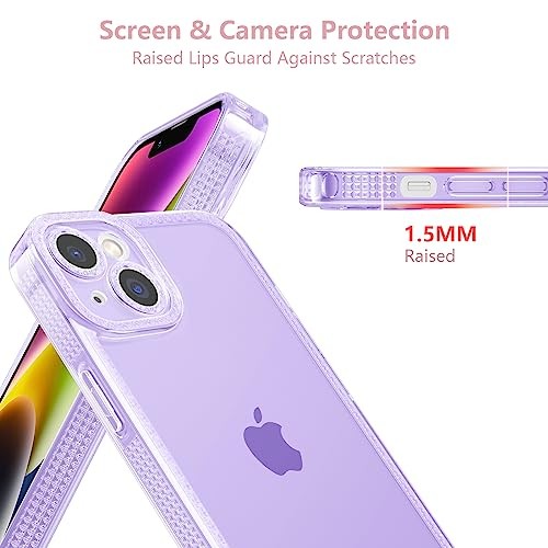 Designed for iPhone 14 Plus/15 Plus 6.7 inch,Sparkly Cute Clear Case