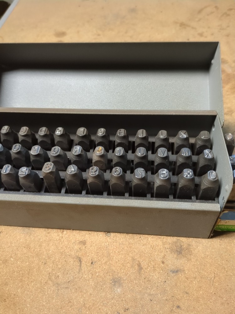 letter & Number punching stamps