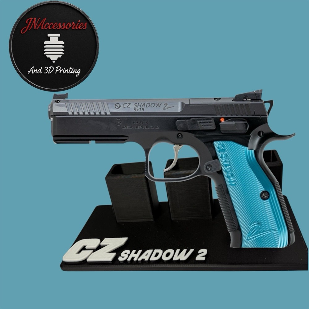 Stand Display Support CZ Shadow 2 / Shadow 2 Compact + 3 Magazines – Black White