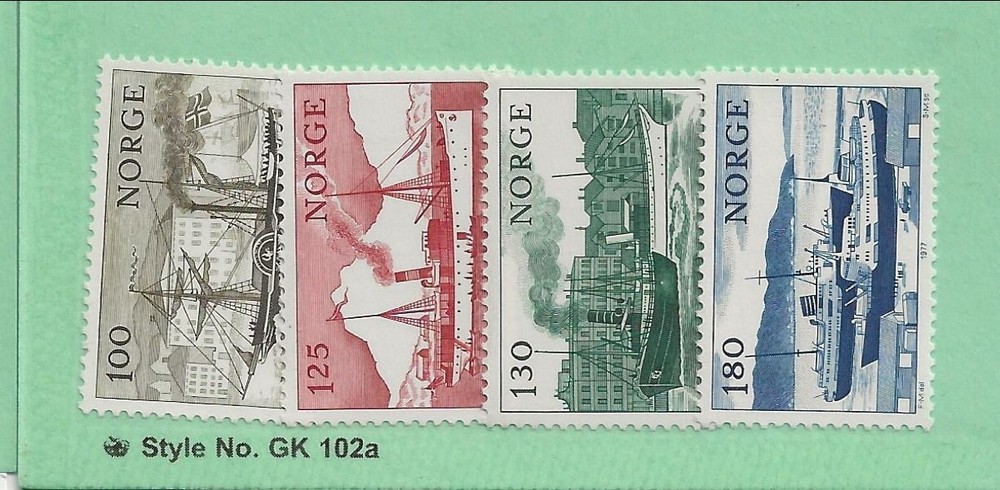 NORWAY Sc. 698-701 NH ISSUE 1977 - SHIPS