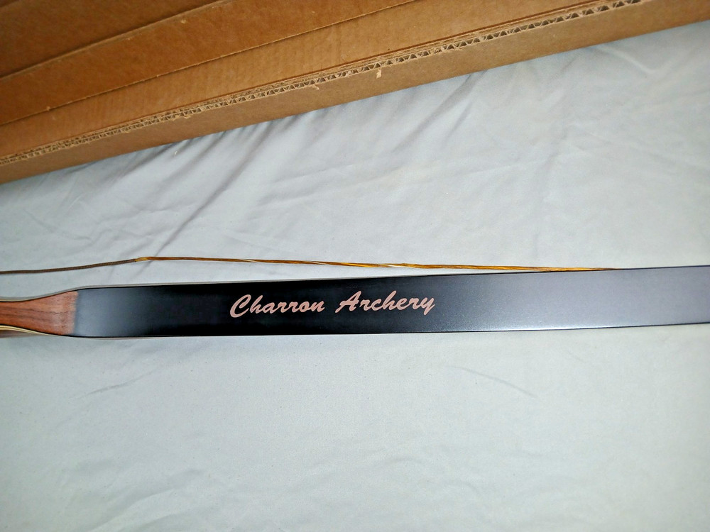 CHARRON ARCHERY - CUSTOM LONGBOW 64"AMO @ 41#