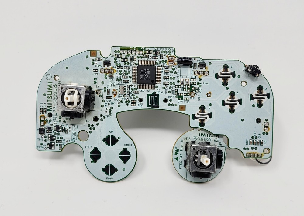 Nintendo GameCube OEM Controller Motherboard with Rumble Replacement Part TESTED