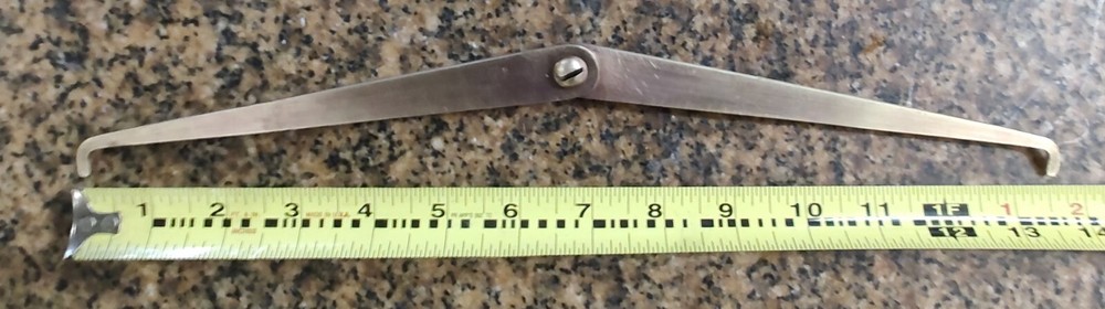 🗽 UNIQUE VINTAGE BRASS ID/OD CALIPER