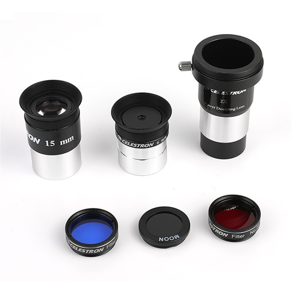 1.25 Inch Celestron AstroMaster Accessory Kit Barlow Lens/ Eyepiece/ Moon Filter