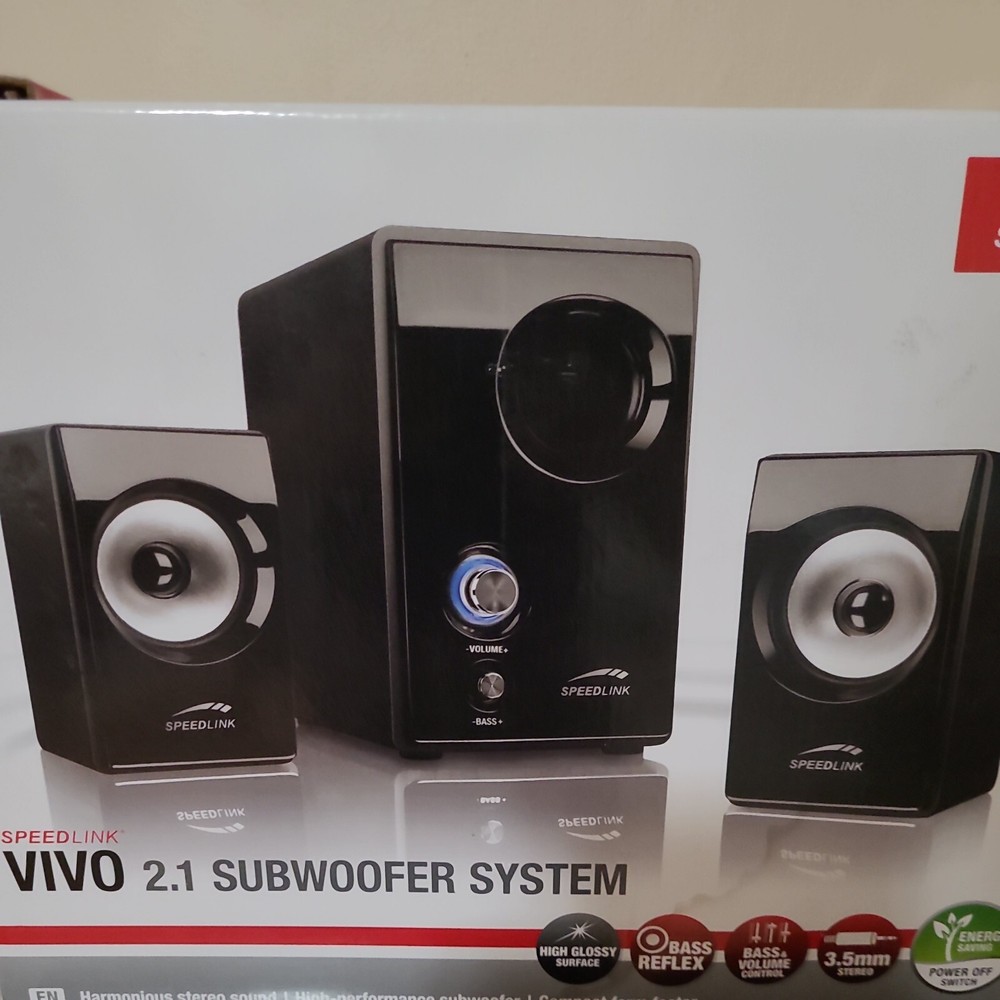 SpeedLink subwoofer Sound 2.1 Speaker System -