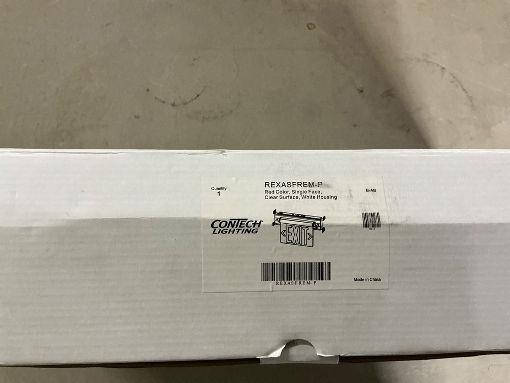 CONTECH Multi-face Adjustable Recessed - REXASFREM-P Lit EXIT Sign