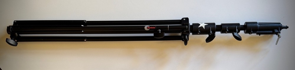 Multiblitz by Manfrotto Studio Light Stand, Leveling Leg, Black - 48" Collapsed