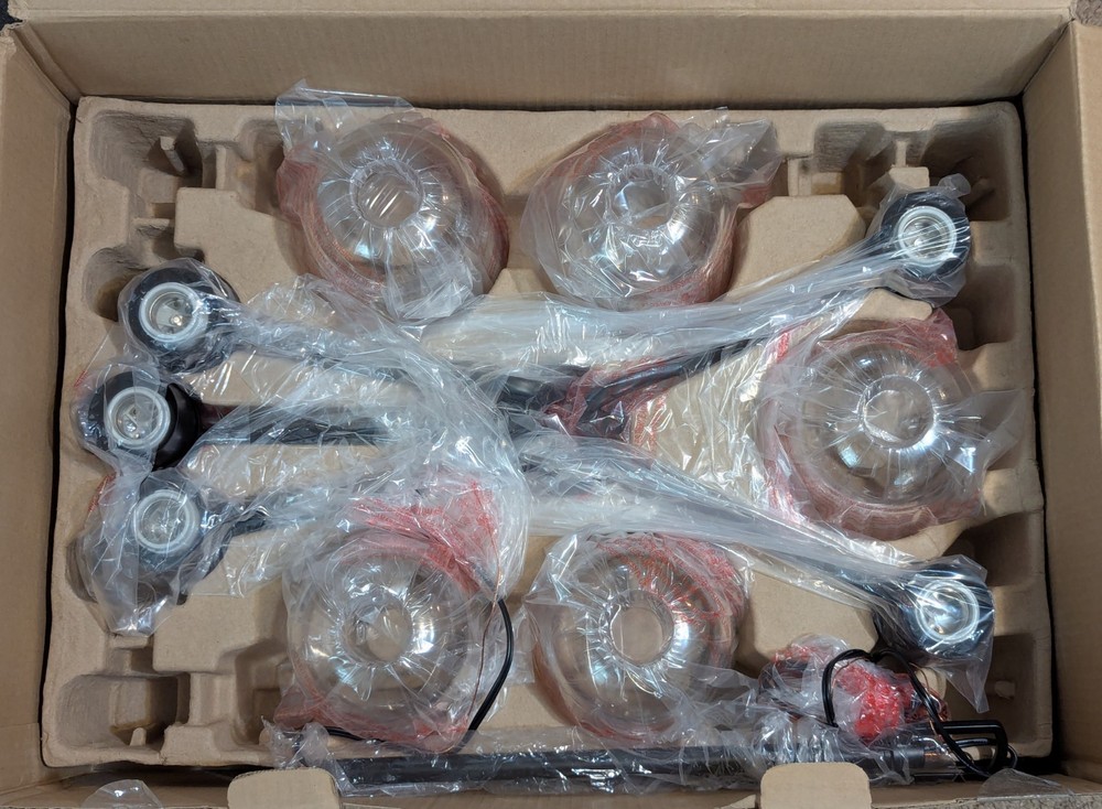 Project Source Traywick 5-Light Matte Black Chandelier