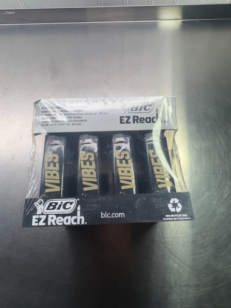 Bic EZ Reach Lighter 40 Pack Branded ( VIBES)