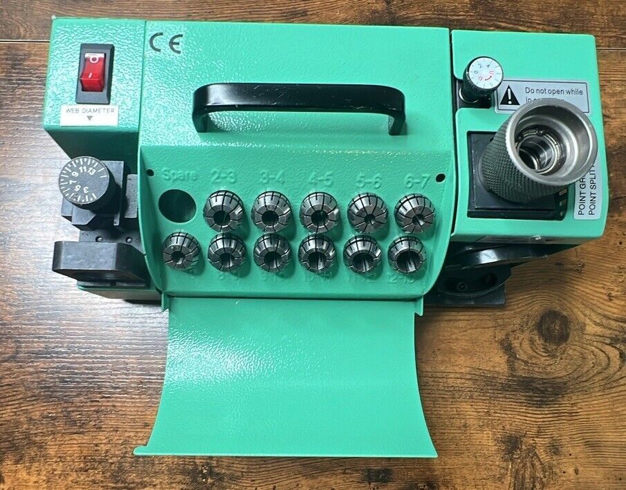 Drill Bits Sharpener Portable Drill Bit Grinder End Mill Re-Sharpener with 11