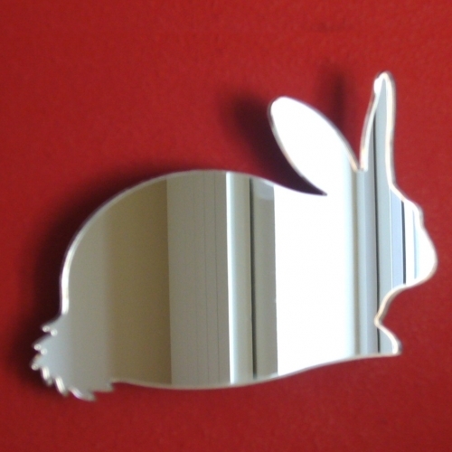 Rabbit Shaped Acrylic Mirrors (Several Sizes Available)