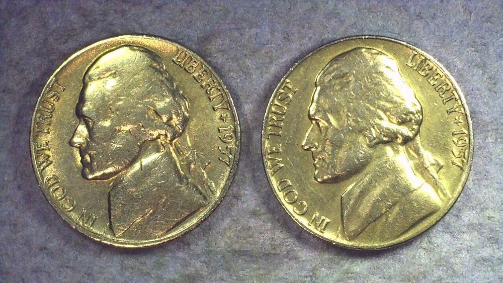 1957 P & D Jefferson Nickel (D1149)