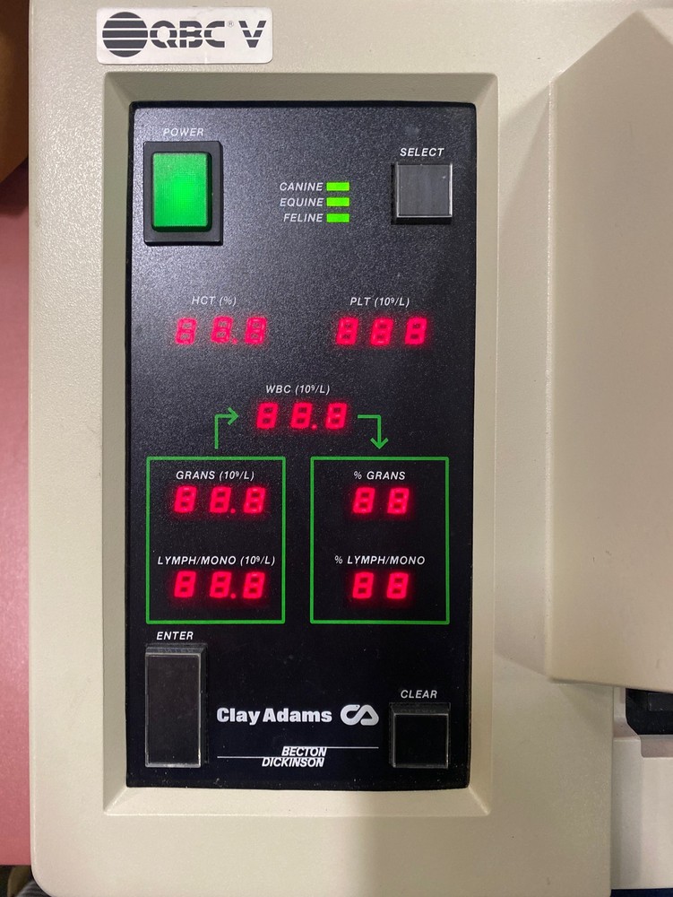 Clay Adams 4526 QBC®V Veterinary Reader Hematology Analyzer
