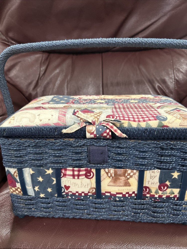 Vintage Sewing Basket Noah’s Ark