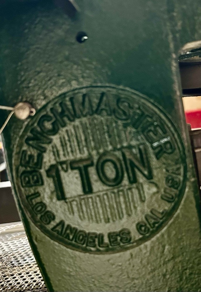 Bench Master 1 Ton Punch Press Ram NEW