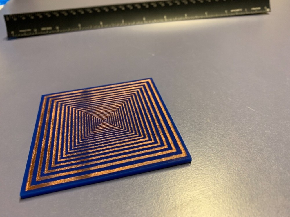 Pyramid Plate - 2 Dimensional used in Radionics