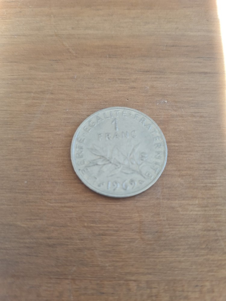 1969 Frence 🇫🇷 1 Franc