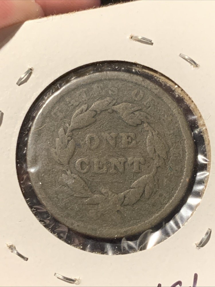 EARLY 100% ORIGINAL 1838 U.S. LARGE CENT