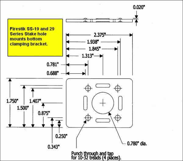 Stake-Hole Mount Firestick SS-194A