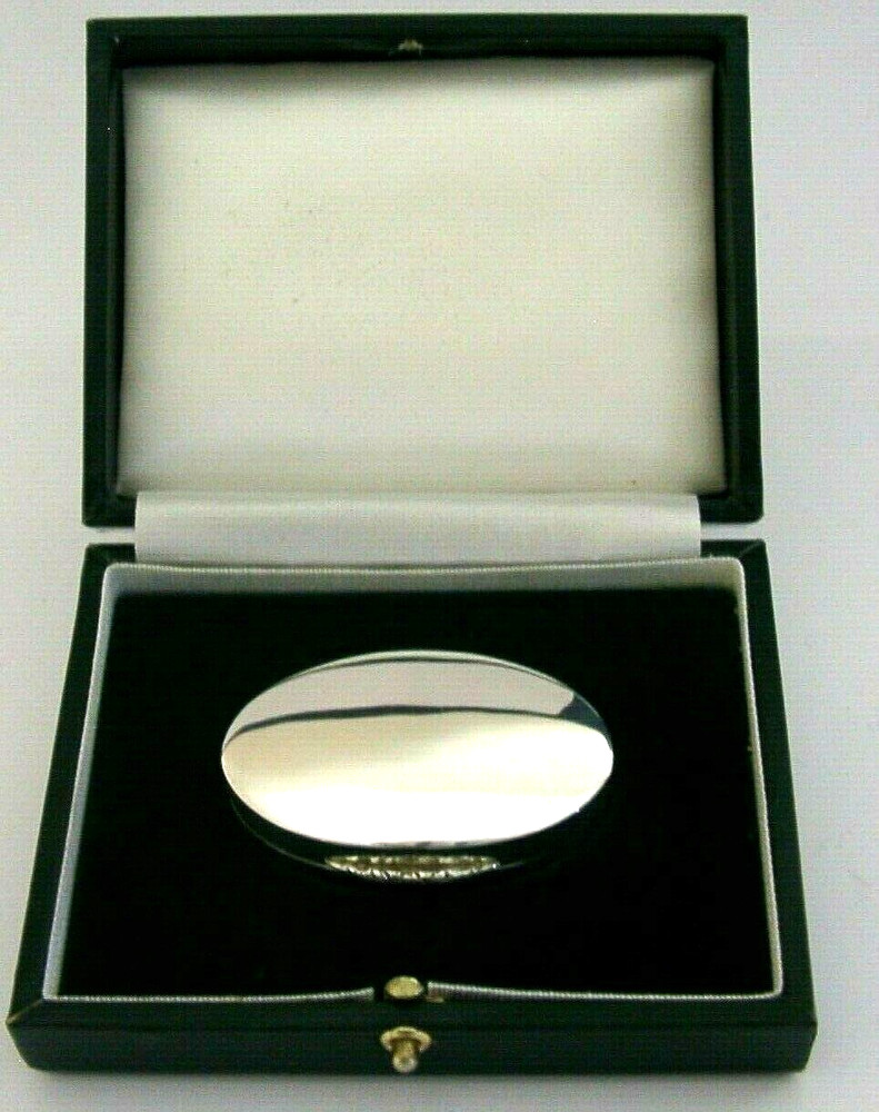 CASED BOXED SOLID STERLING SILVER BOX 1995 GALLAGHER