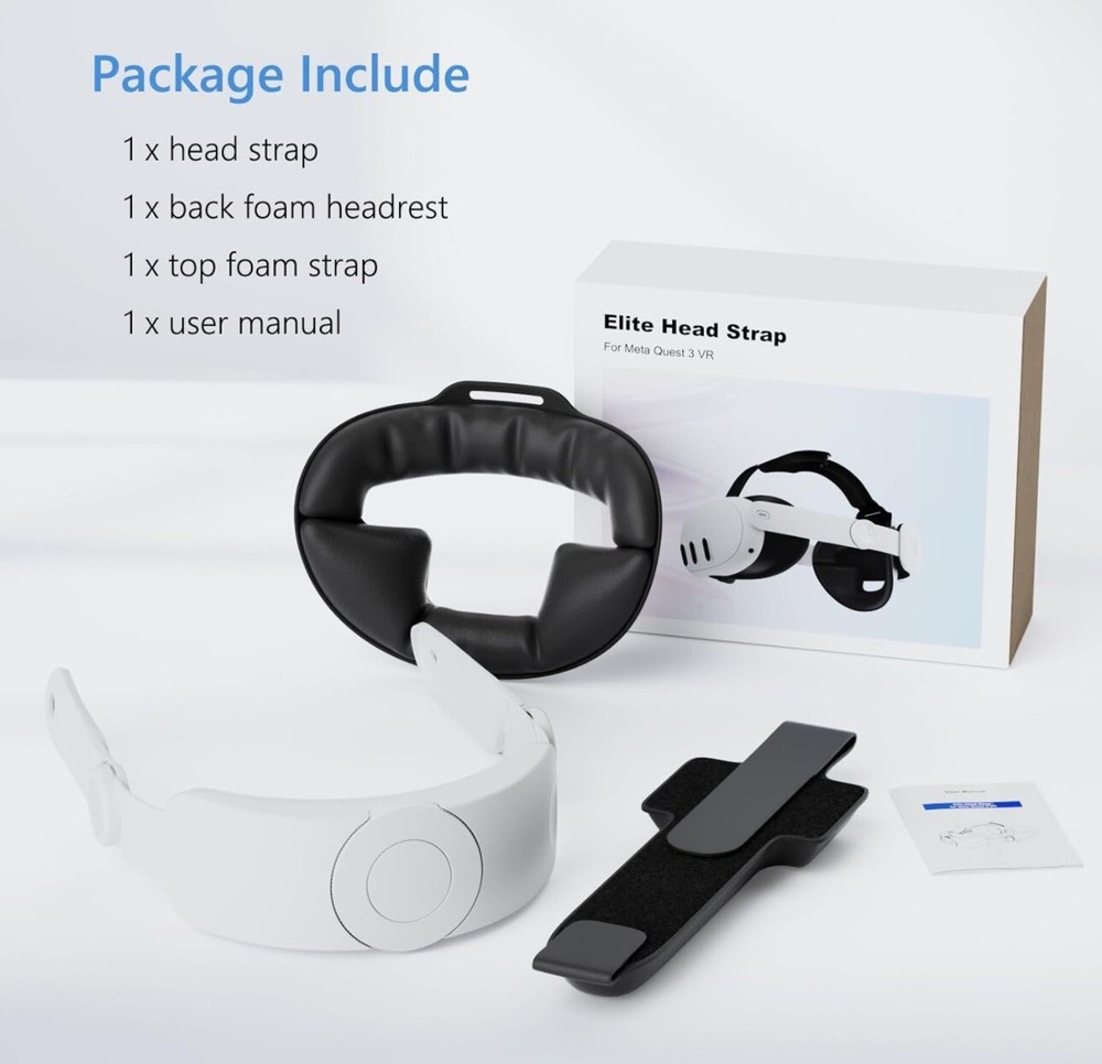Adjustable Elite Head Strap Compatible with Oculus Quest 3 Meta Quest 3