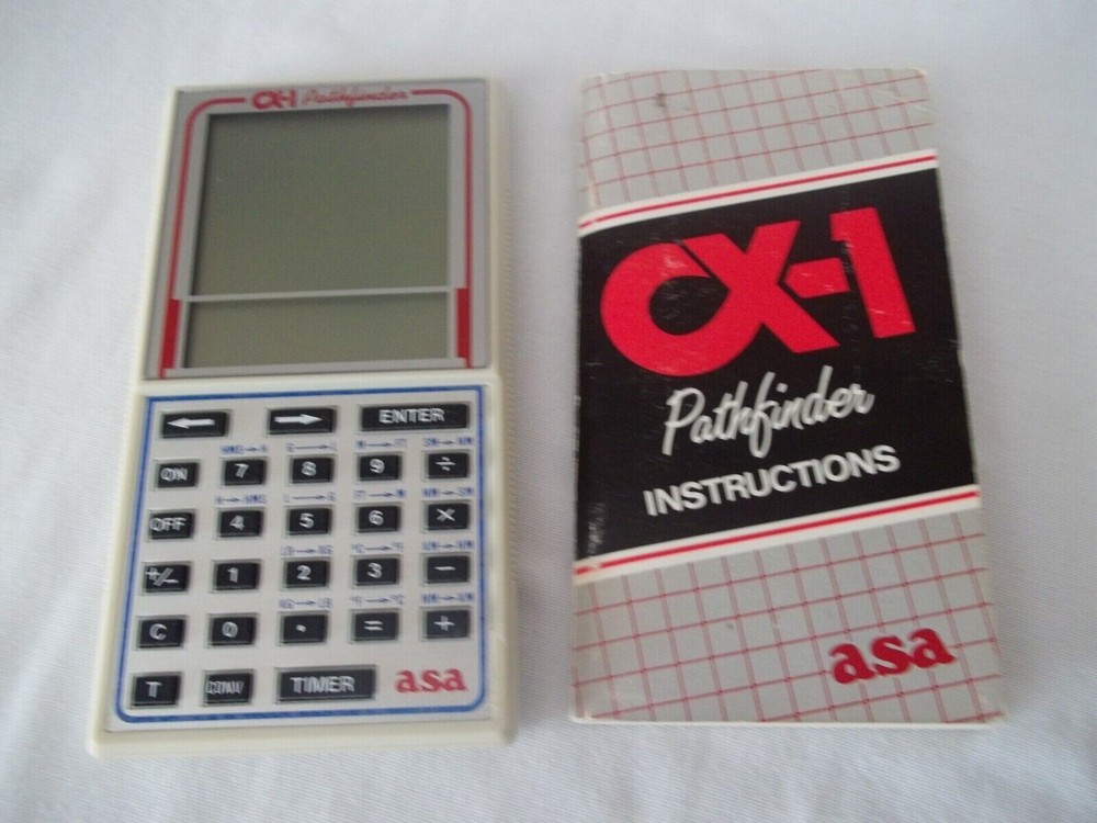 Working ASA Pathfinder CX-1 Flight Computer with Instruction Manual Booklet