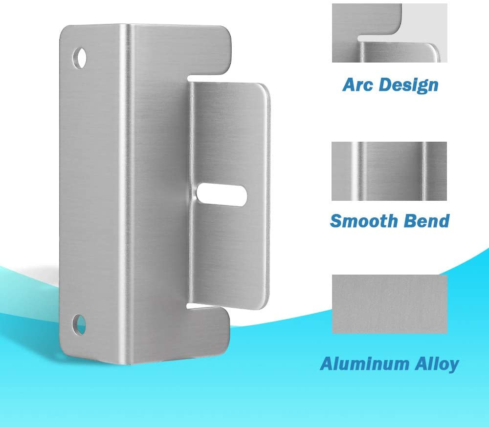 PowMr Solar Panel Mounts Z Brackets One Set for Mounting Solar Panel Flat Roof