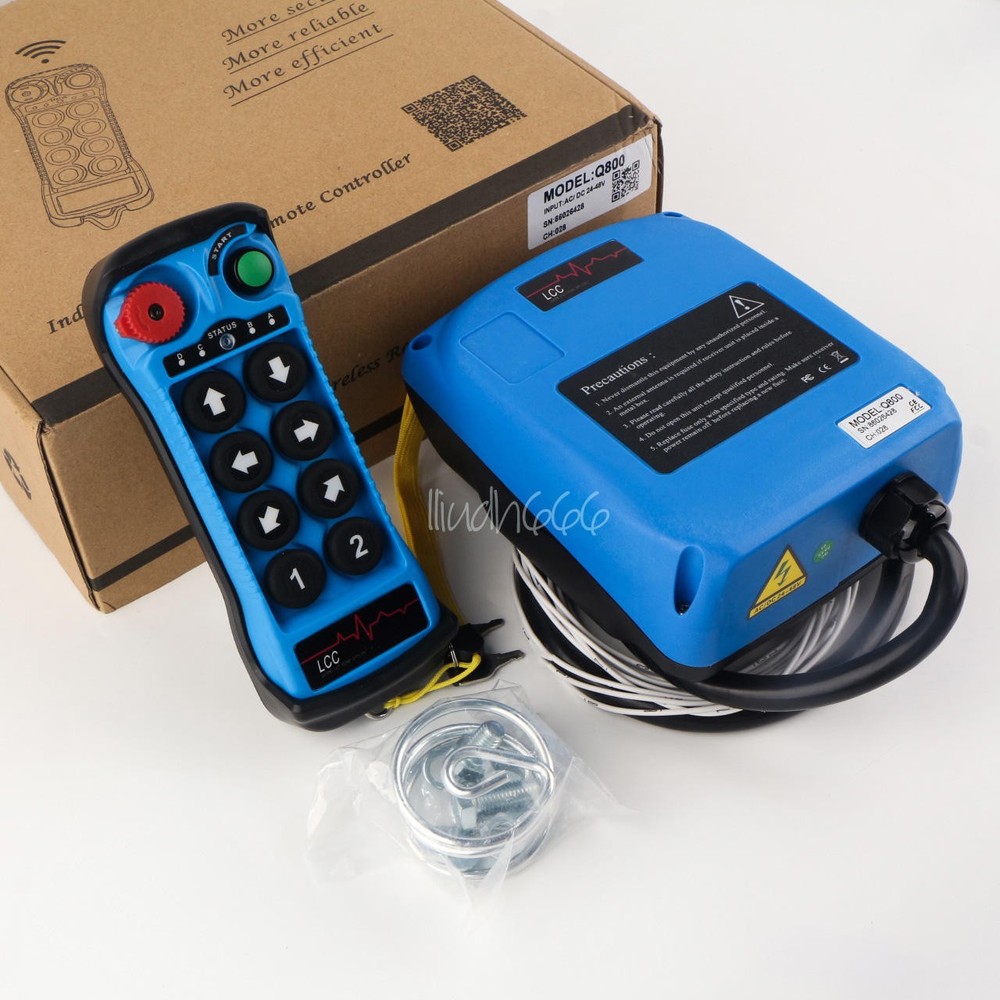 8Button Single Speed Hoist Crane Industrial Wireless Remote Control Single Q800