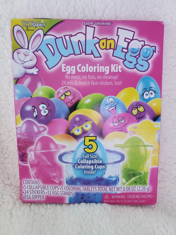 Egg Coloring Kit Dunk an Egg Easter Kids Decoration