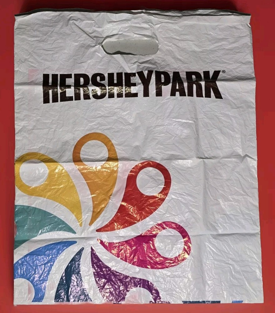 Hershey Park Vintage Shopping Plastic Bag