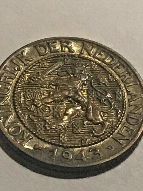 1943 Suriname 1 Cent AU #13691