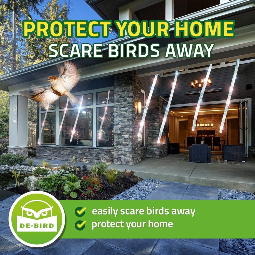 Versatile 350 ft Scare Tape for Effective Bird Control – Safe & Durable Solution