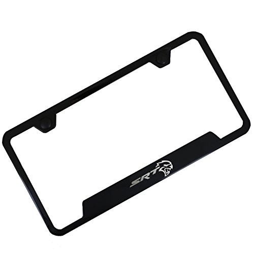 SRT Hellcat Laser Etched Cut-Out Frame – Black