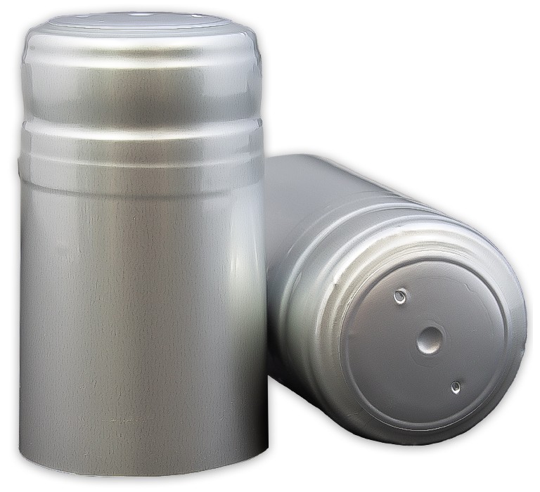 SILVER PVC SHRINK CAPSULES 100 Pack